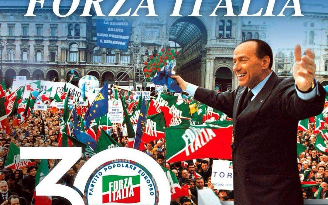 30 ANNI DI FORZA ITALIA: GRAZIE PRESIDENTE
