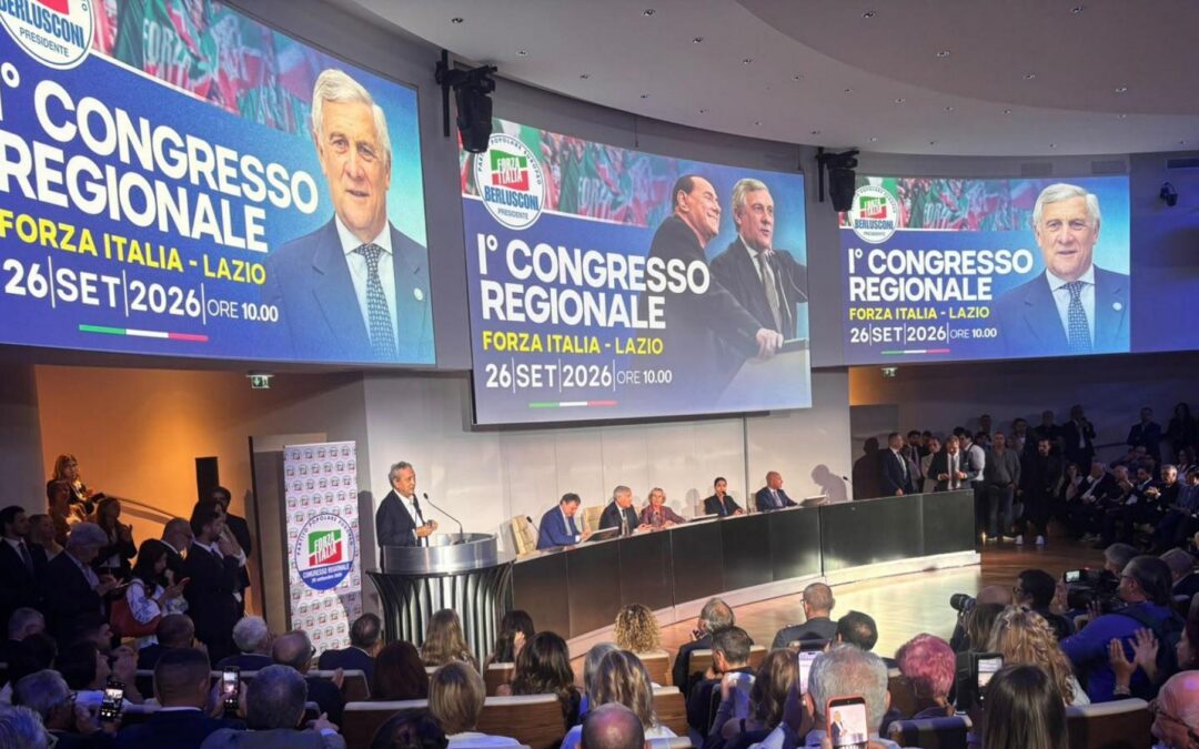 Forza Italia Lazio conferma Fazzone: Tajani lo rilancia alla guida del partito